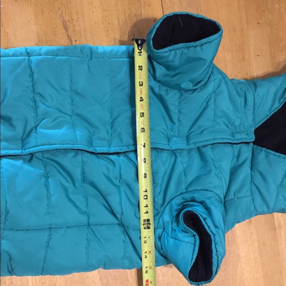 PET Green Black Reflective Coat Suit DOG XL Fleece - Picture 4 of 8